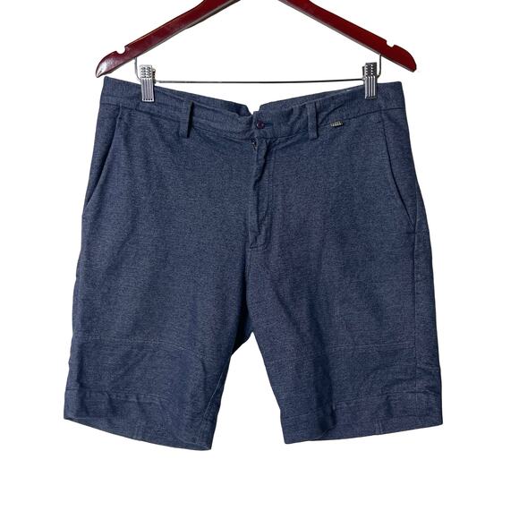 Kardo men blue Bermuda 9” inseam cotton shorts sz M - Picture 1 of 6
